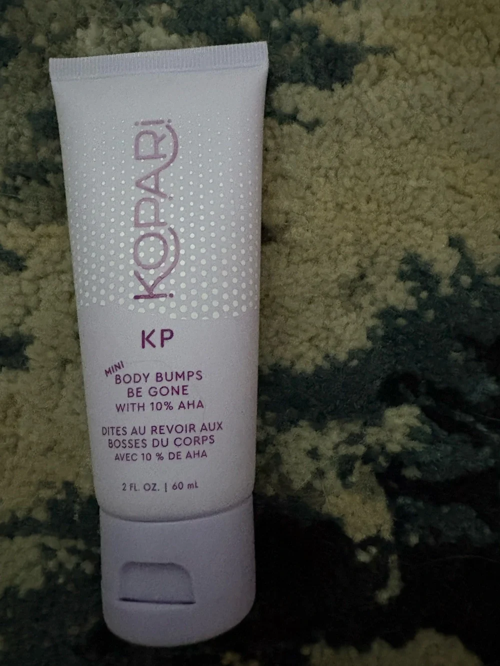 Kopari Lavender-Pink KP Body Bumps Be Gone Exfoliant Tube